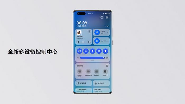 鴻蒙手機界面。供圖